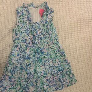 Lilly Pulitzer Kids Dress in Blue and Green